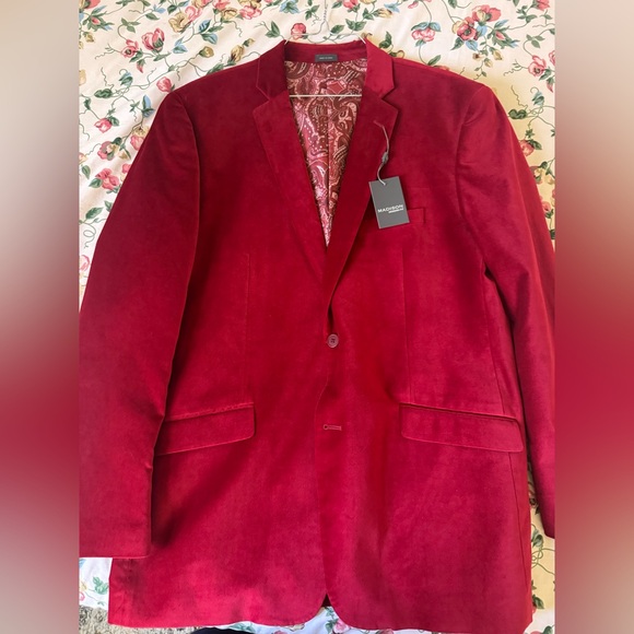 Madison Modern Fit Red velvet men’s 44L Jacket